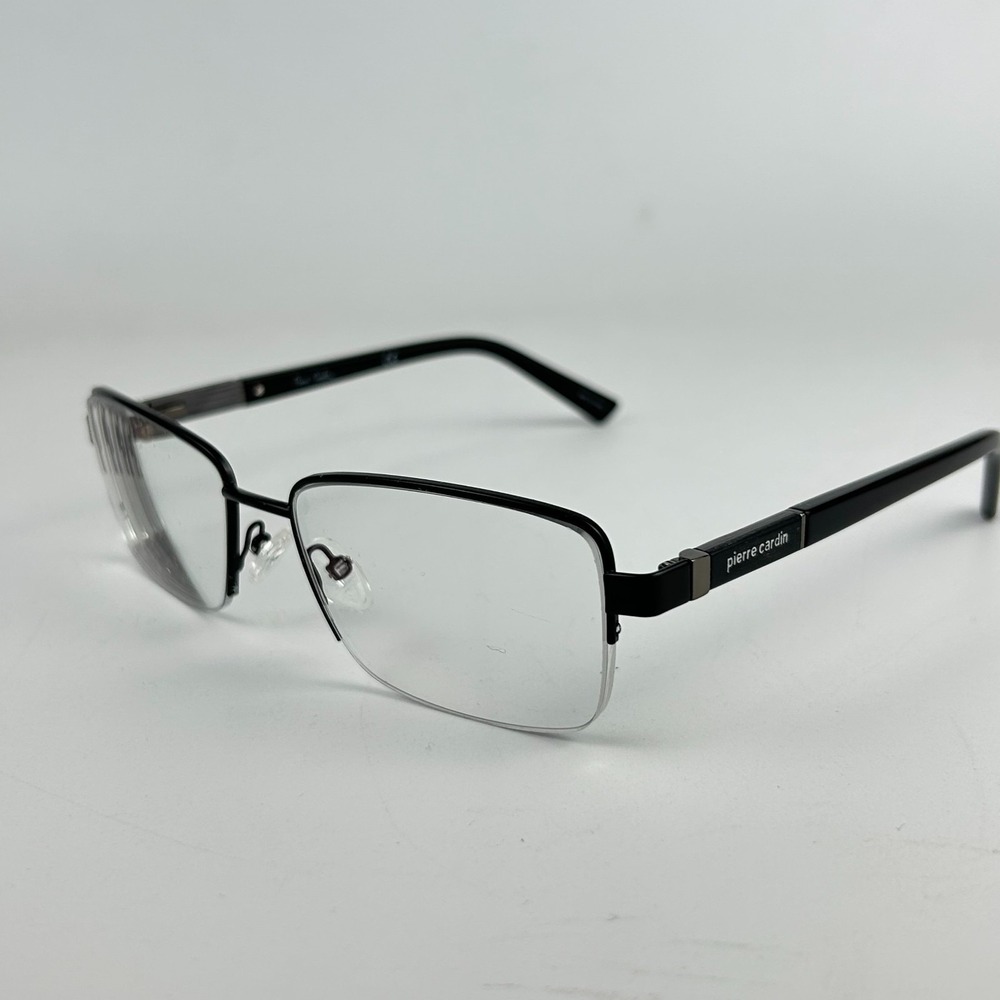 Pierre Cardin PC 6807 1OG‎ Men Eyeglasses Frame Black Half Rim 54-18-140mm
